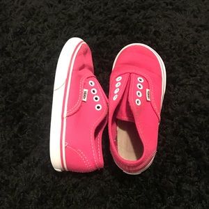 Toddler Vans Authentic Elastic Lace Size 8